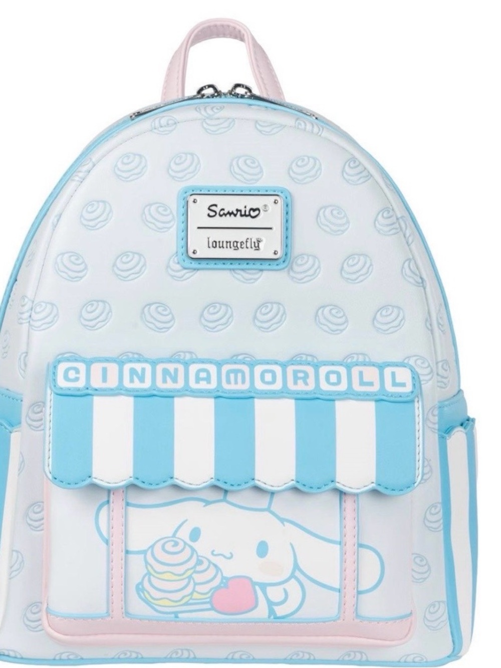 Sanrio x Loungefly Cinnamoroll Kids Mini Backpack - Light Blue & White